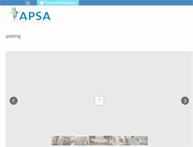 Tablet Screenshot of myapsa.ca